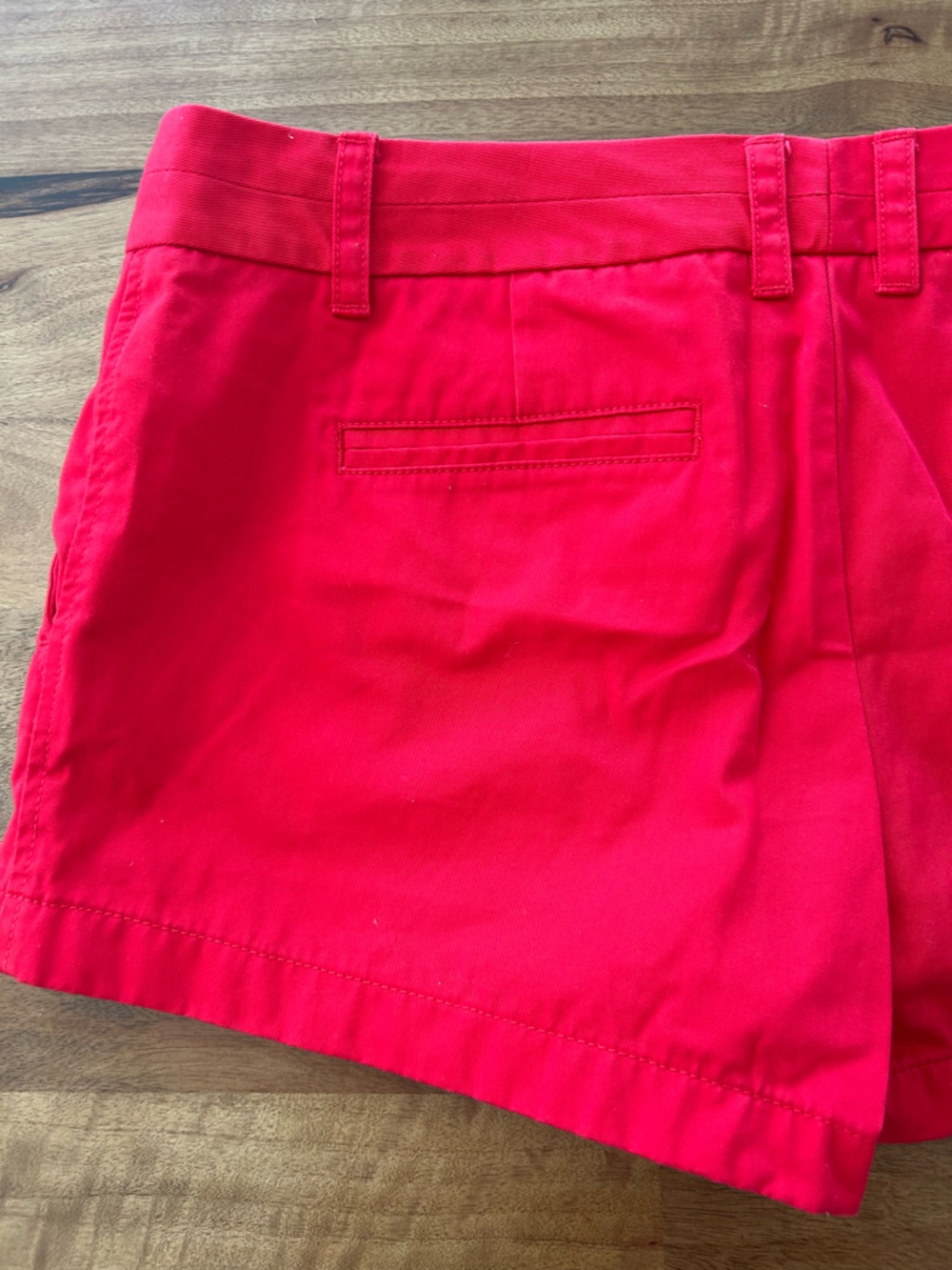 J. Crew Bright Red ‘Broken-In’ Chino Shorts 3.5” inseam Size 12 - Picture 7 of 9